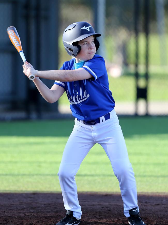 Junior baseball spread - Deakin Blues v Guild-Lara.  Picture: Mike Dugdale