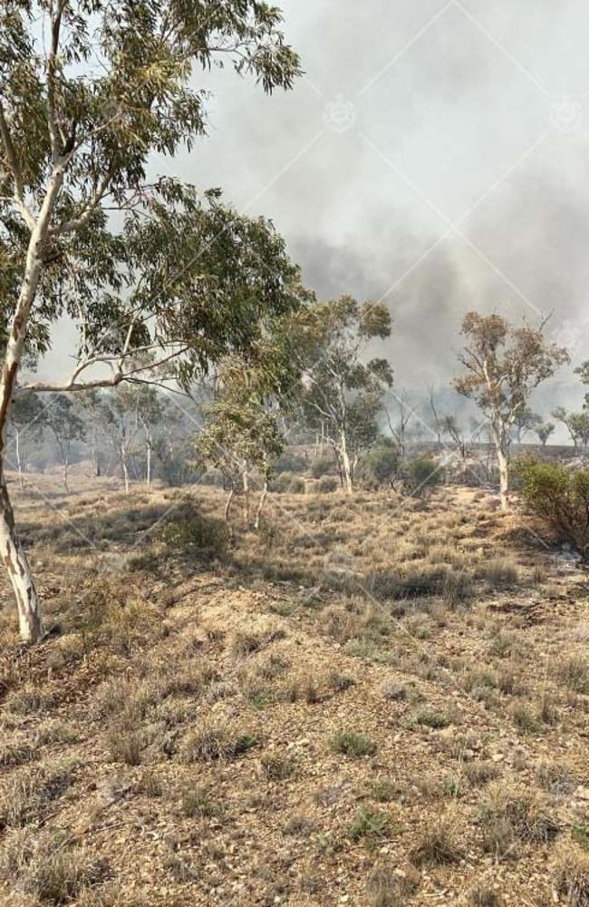 Alice Springs bushfire August 2023