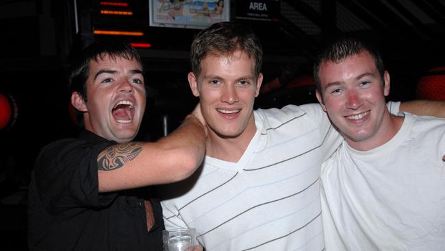 Nightclub goers enjoy a night-out at Gilligan's in 2008.