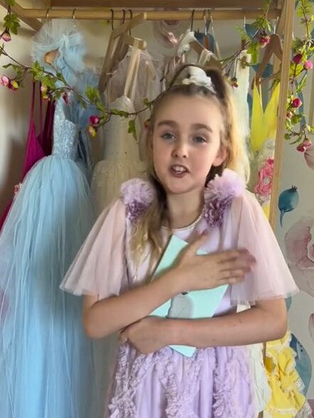 Monroe’s shout out on TikTok to Australian dress company Dollcake.