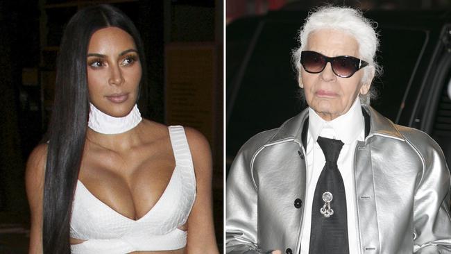 Karl Lagerfeld thinks Kim Kardashian was flaunting her wealth too much.