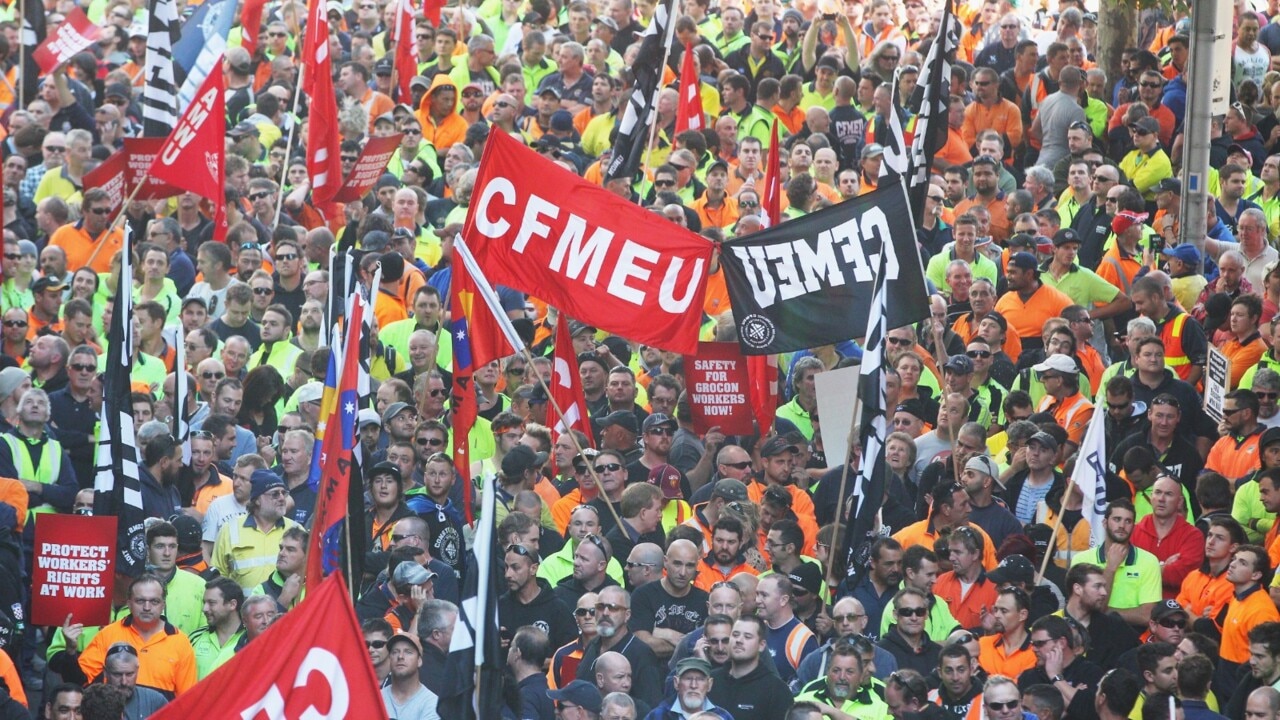 There was 'no big split' between Labor and CFMEU