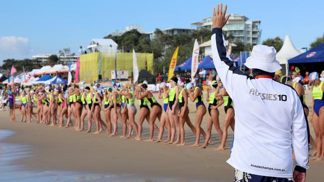 Saturday action from Aussies 2024. Picture: SLSA.