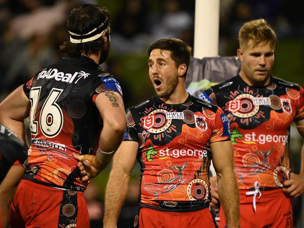 Ben Hunt has been in terrific form for the Dragons in 2022. Picture: NRL PHOTOS