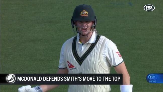 McDonald defends Smith's move to the top