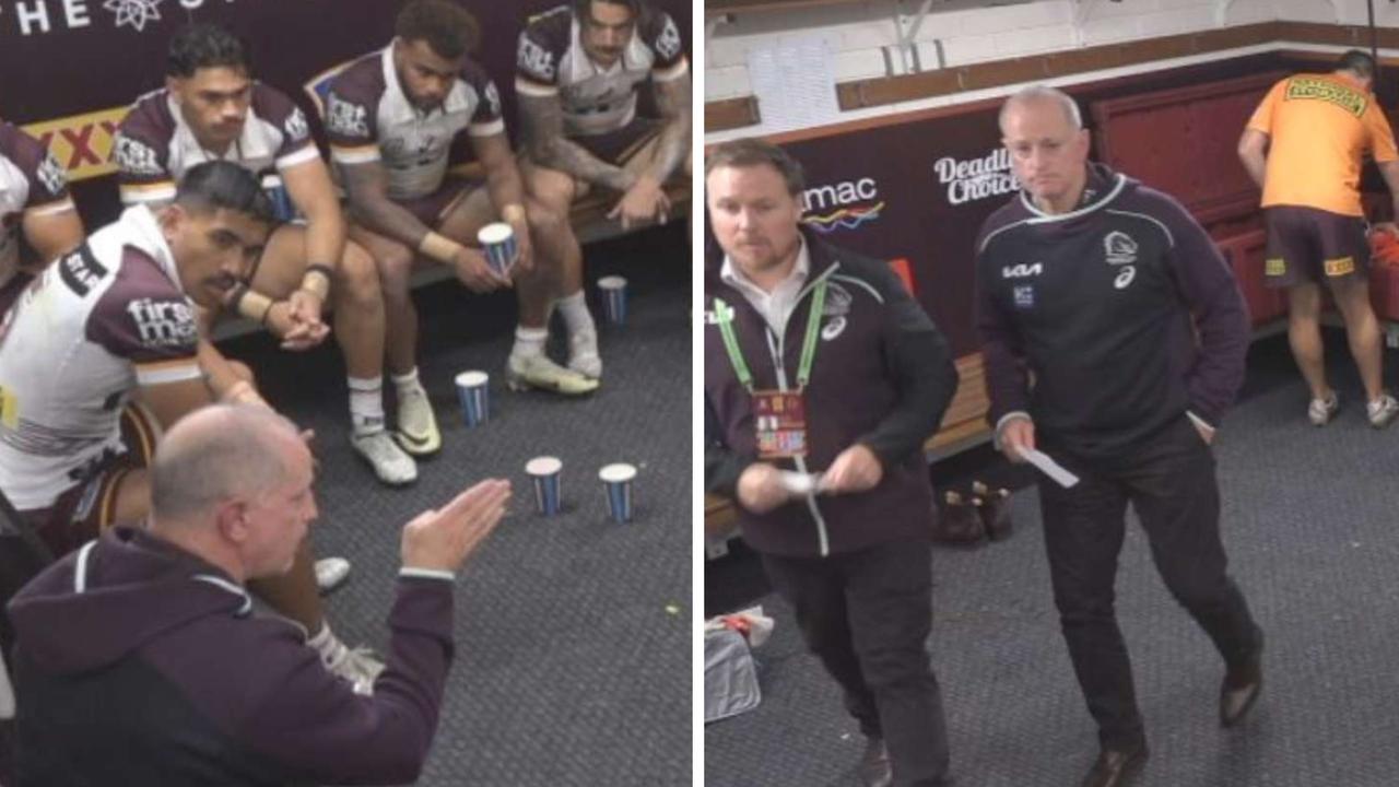 Michael Maguire avoided the TV cameras post match. Image: Fox Sports