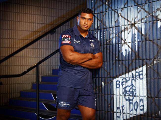 Tevita Pangai Jr is a key metre maker for the Bulldogs. Picture: Richard Dobson