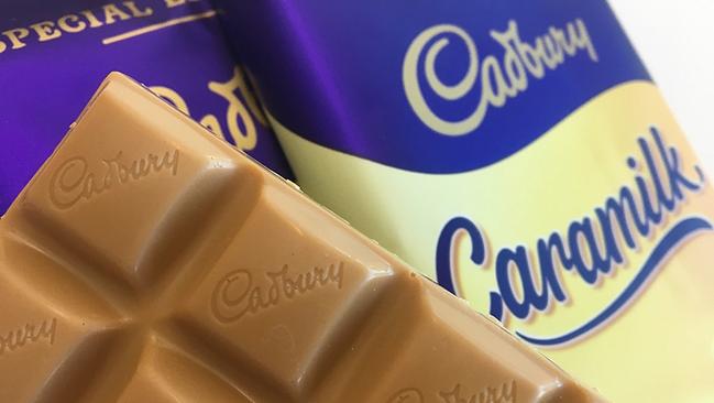 Cadbury Caramilk chocolate is proving to be hot property.