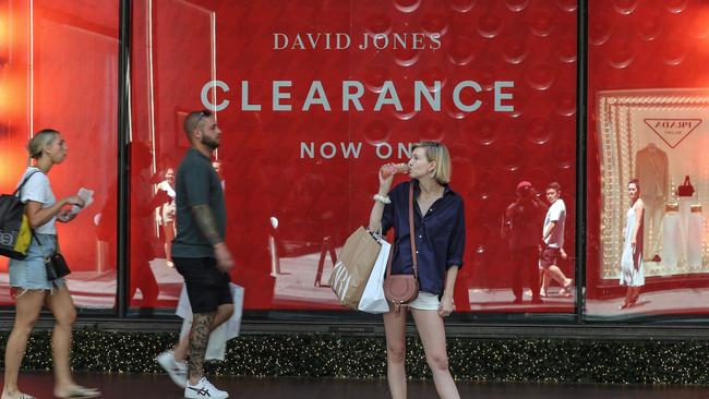 David Jones employees have been backpaid wages and super. Picture: Getty Images