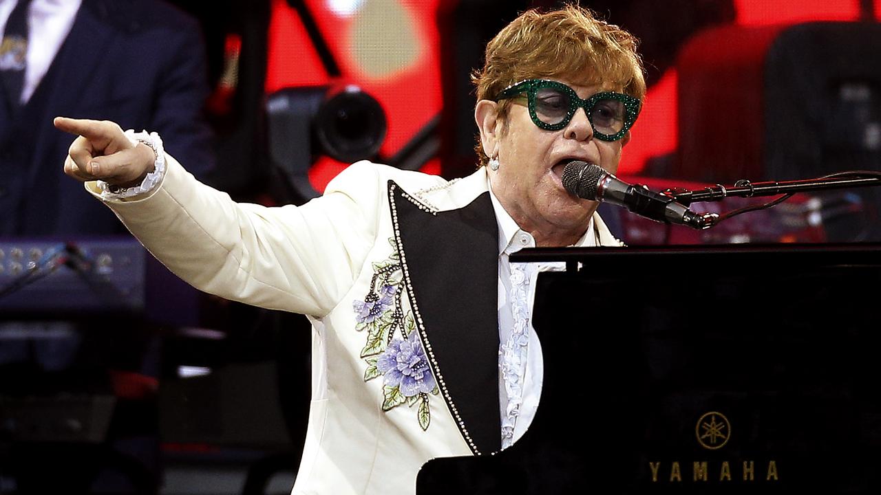 Elton John was at the zenith of his piano-playing powers at Allianz Stadium. Picture: John Appleyard