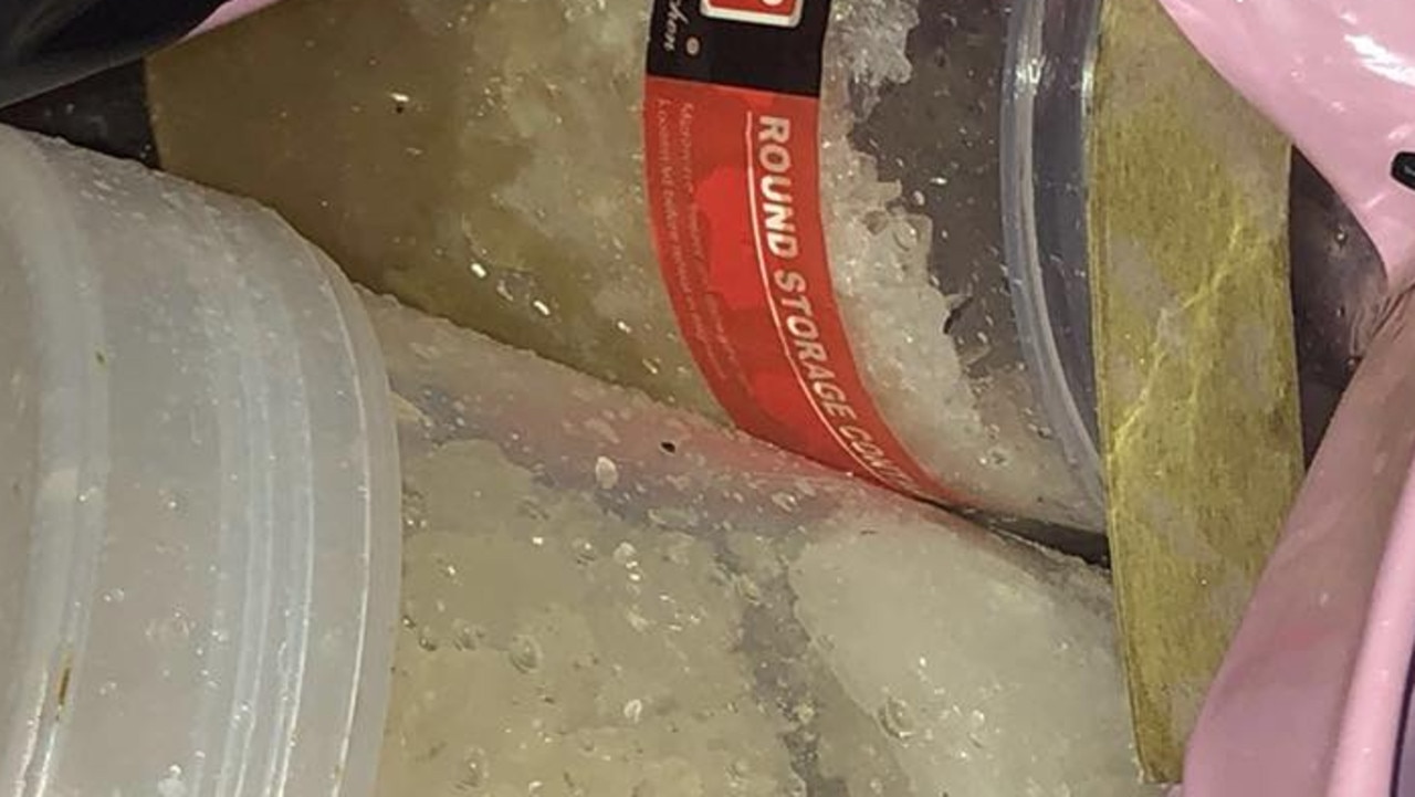 A further 15-17 kilograms of solid methamphetamine were found at the home, and two people were charged following the July 2018 raid. Picture: AFP