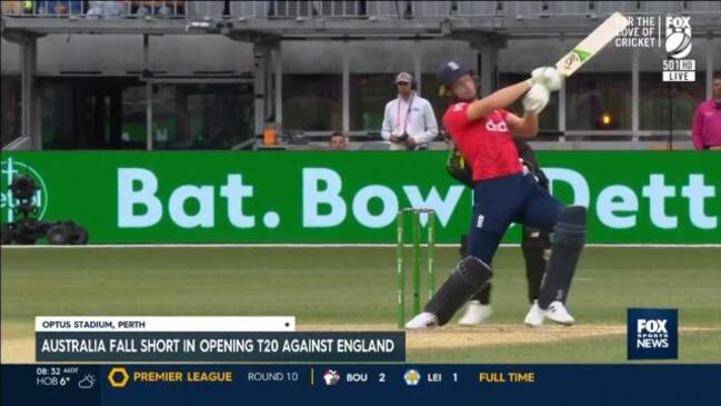 Aussies fall short by 8 runs against England