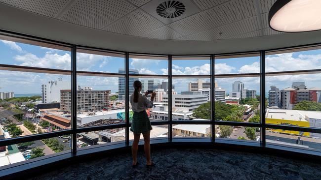 The NT News is given an exclusive walk-through of Manunda Place, what is soon to be the new HQ for NT Health bureaucrats. Picture: Che Chorley