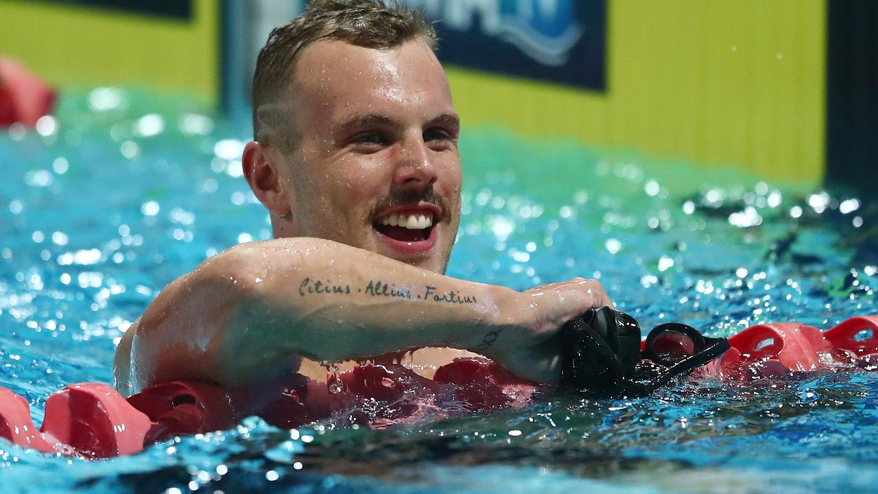 Kyle Chalmers claimed the 100m freestyle title in dominant fashion.