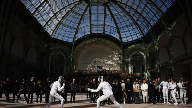 Le Grand Palais hosts the Paris fencing events. Picture: Yoan Valat