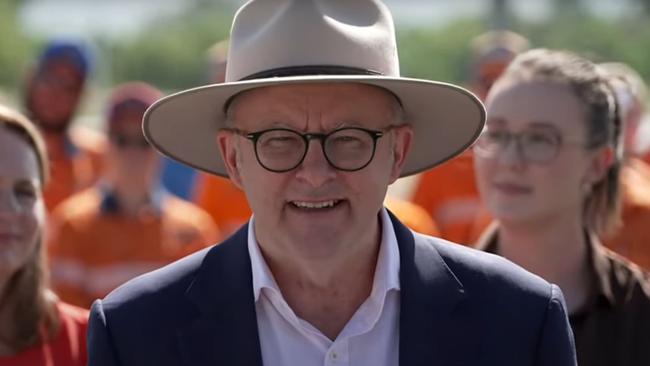 Anthony Albanese in Rockhampton on Tuesday.