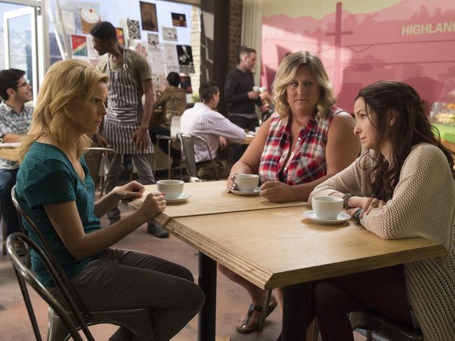 From left, Maria Bamford, Bridget Everett and Lennon Parham star in Lady Dynamite. Picture: Netflix