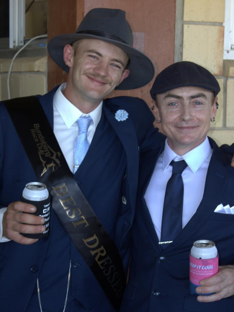 Best Dressed : Caleb Lancaster with friend Luke Doran