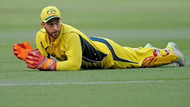 Aussie keeper Matthew Wade says players won’t be affected on the field by the escalating battle off it. Picture: AAP