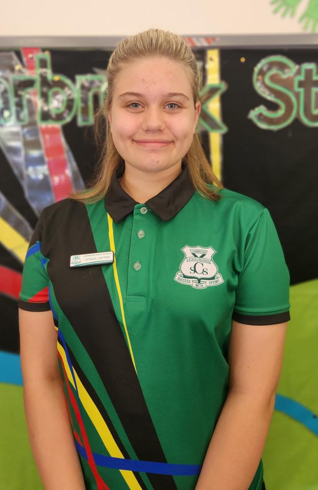 Maryanne Hanson, 2024 Carbrook State School captain. Picture: Contributed