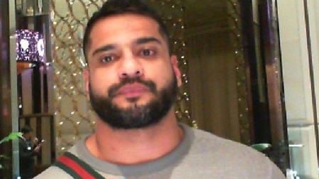 Mostafa Baluch was eventually stopped at the Queensland border.