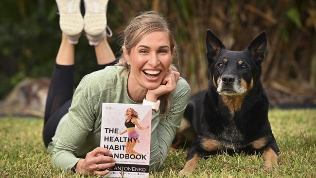 Loz Antonenko launched her own fitness and health guide called The Healthy Habit Handbook in 2020. Picture: Cordell Richardson