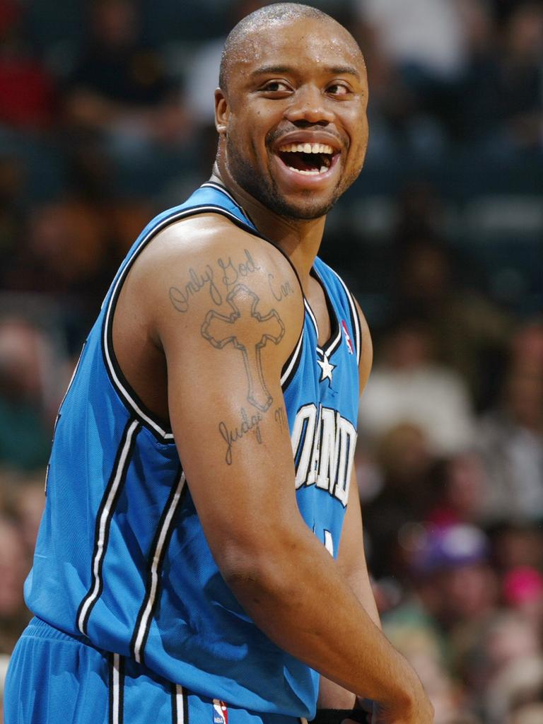 Hunter smiles during a match. Photo by Gary Dineen/NBAE via Getty Images