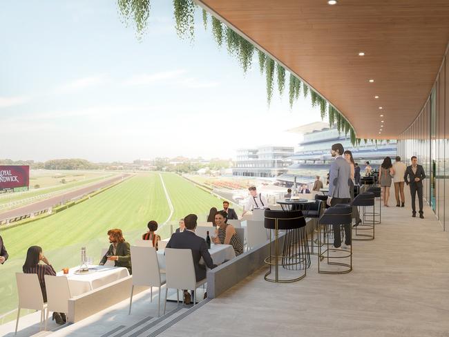 Artist impressions of the planned multimillion-dollar upgrades at Randwick Racecourse. Picture: ATC