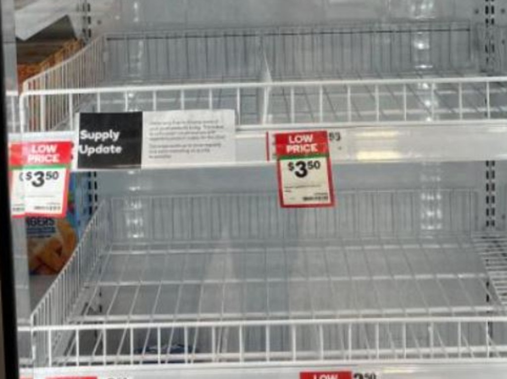 Supermarkets have been struck by frozen chip shortages. Picture: Reddit