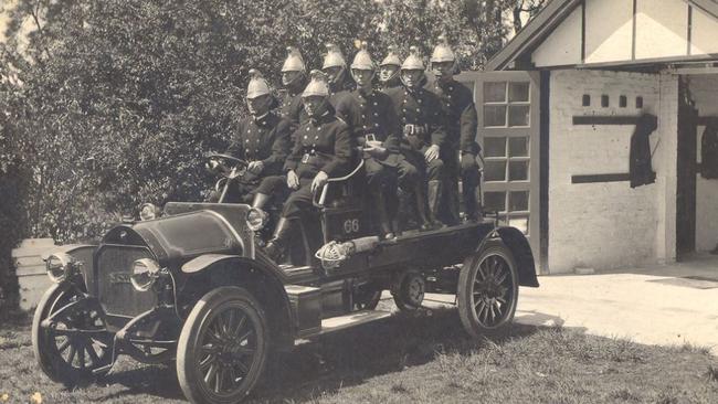 Rhodes Fire Brigade circa 1930.