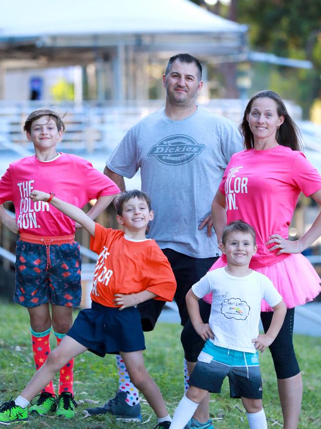 Super family: Heroes are the theme of this year’s Color Run.