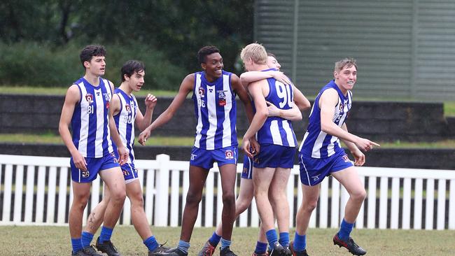 Action from the QAFL Colts game between Mt Gravatt and Surfers Paradise in Mt Gravatt. Picture: Tertius Pickard