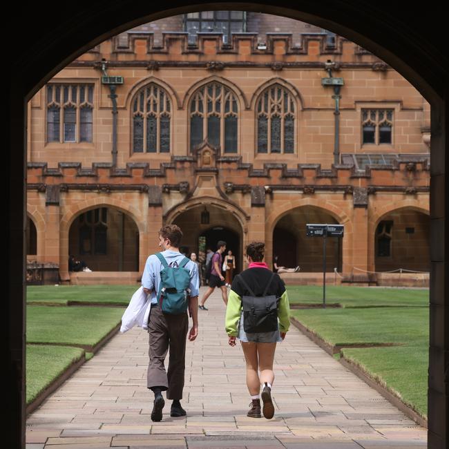 The university has seen referrals for sexual harassment increase 105 per cent in the year to 2022. Picture: NCA NewsWire / Damian Shaw