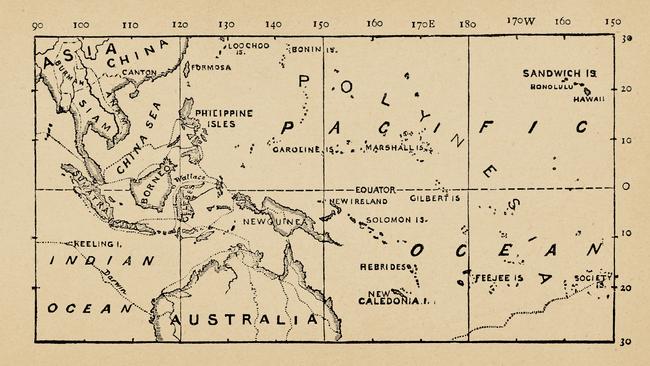 This map shows part of the route taken by Charles Darwin around the world on the Second Voyage of the HMS Beagle. Darwin was intrigued by Australian marsupials, which provided some evidence for his theory of evolution.