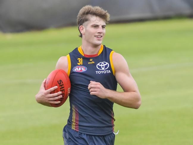 Billy Dowling should get more opportunities for the Crows. Picture: Roy VanDerVegt