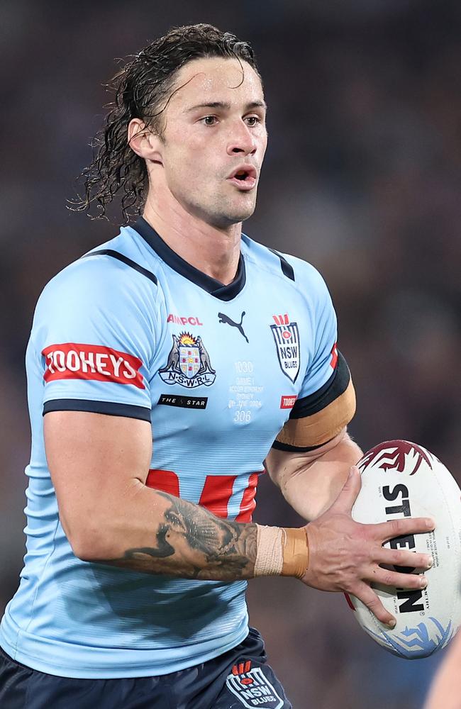 Nicho Hynes is enjoying being out of Origin discussions this year. Picture: Cameron Spencer/Getty Images