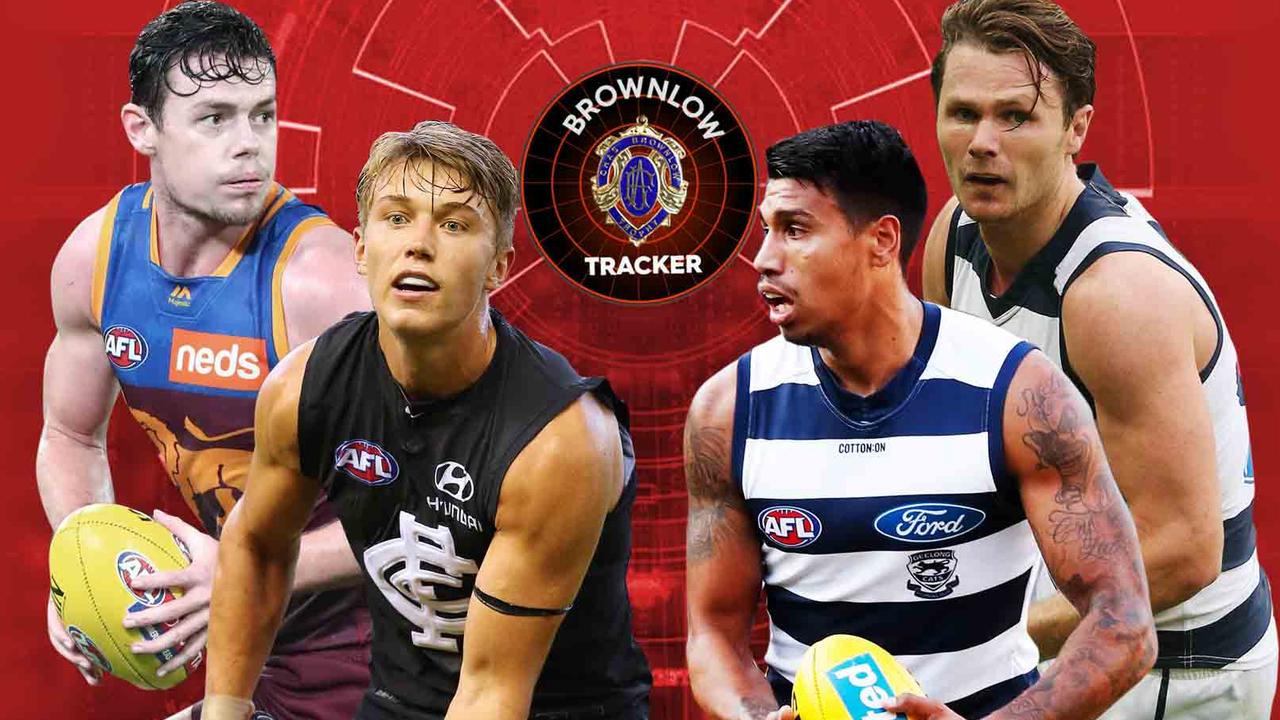 The 2019 Brownlow Medal Tracker.