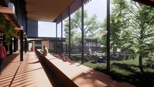 An artist impression of the Chinchilla Cultural Centre revitalisation project expected to be completed in 2023.