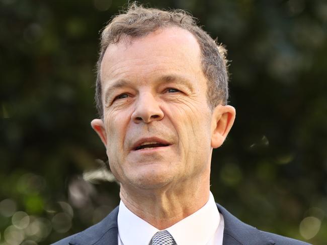 SYDNEY, AUSTRALIA - NewsWire Photos. August 19 2024. NSW Liberal Party leader Mark Speakman gives a press conference at Parliament of NSW. Picture: NewsWire / Max Mason-Hubers