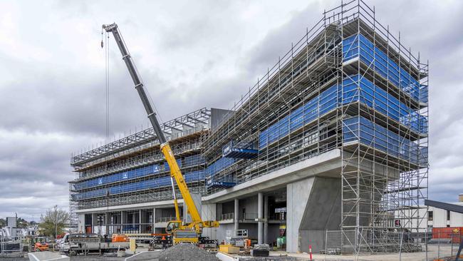 Fragrance Group new hotel development under construction in Devonport. Picture: Rob Burnett