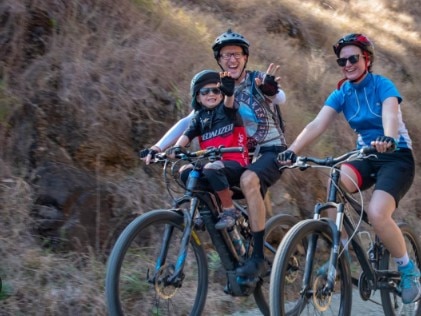 Many historic railway lines in Queensland and New South Wales have been converted into Rail Trails. This one is in the Brisbane Valley (Photo: Brisbane Valley Rail Trail)