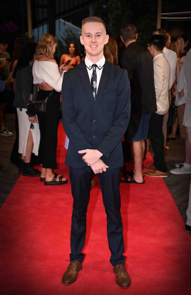 Zach at Caloundra State High School formal. Picture: Patrick Woods.