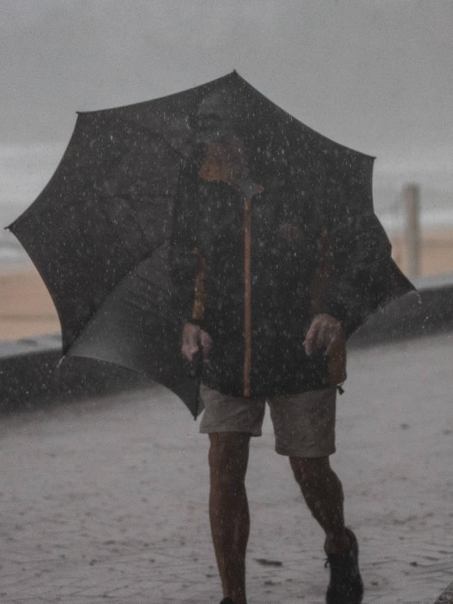 Sydney is being hit by record rain this weekend. Picture: Julian Andrews