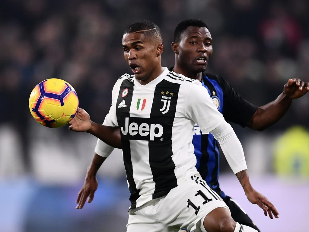 Brazilian forward Douglas Costa during his time with Juventus. Picture: AFP