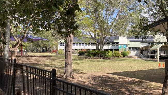 The area at the Koumala State School, which was celebrating its 100th year, where the tragedy happened. Photo: Toby Crockford