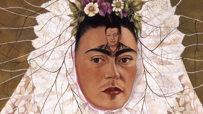 Diego on my mind by Frida Kahlo is showing as part of the Frida &amp; Diego: Love &amp; Revolution exhibition at the Art Gallery of South Australia