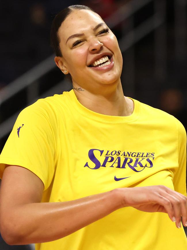 Cambage walked out on the Sparks. Katharine Lotze/Getty Images/AFP.