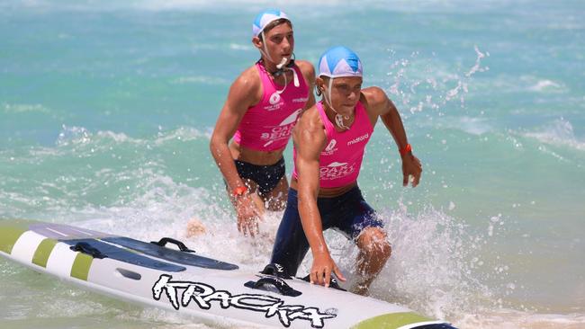 Cudgen Headland won all five Cameron relay events. Photo: Shane Abrahamson/SLS NSW.