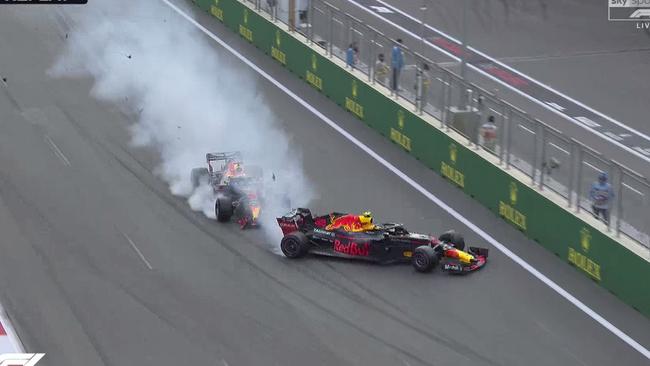 This wasn’t how Red Bull were hoping the race would unfold.