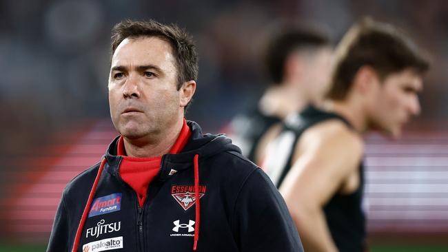 The last two weeks have left Brad Scott with plenty to ponder during the off-season. Picture: Michael Willson/AFL Photos via Getty Images.